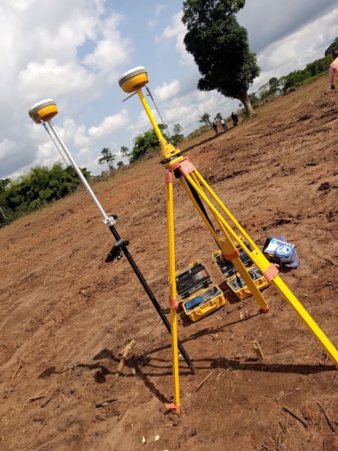 Base and rover set-up